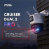Camera Wifi 8MP iMOU Cruiser Dual 2 Pro ban đêm có màu (IPC-S7XFP-8U0WED)