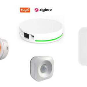 Bộ kết nối trung tâm Zigbee Gateway -TZ01 kèm loa + 1 Cửa Zigbee - PIR Door Sensor + 1 Cảm biến phát hiện chuyển động Zigbee Tuya Smart PIR Motion Sensor